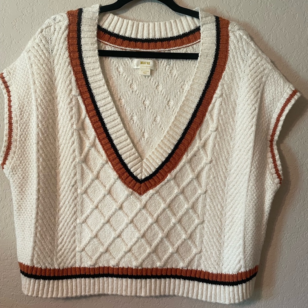 Anthropologie sweater vest